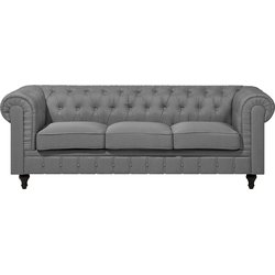 CHESTERFIELD L - Chesterfield bank - Lichtgrijs - Polyester