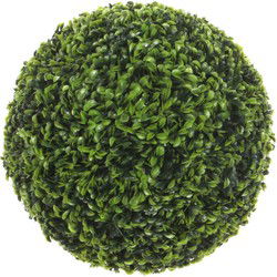Mica Decorations Kunstplant - buxusbol - groen - 27 cm - Kunstplanten