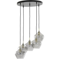 Light and Living hanglamp  - brons - glas - 2948927