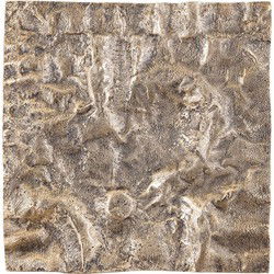PTMD Wandpaneel Eogan - 50x5x50 cm - Aluminium - Goud