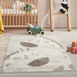 Kindervloerkleed - Sara Giraffe Crème/Beige - 120 X 160 CM