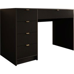Meubella - Kaptafel Tavares - Zwart - 120 cm
