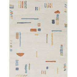 Afwasbaar Scandinavisch Tapijt AMELIA - Meerkleurig/Blauw - 160x213 cm