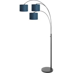 Trendy Vloerlamp Polaris Blauw 3-lichts