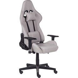 WARRIOR - Gamestoel - Lichtgrijs - Polyester