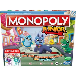 NL - Hasbro Monopoly Junior 2 Games in 1