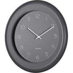 Wandklok Dual Disc - Grijs - Ø38cm