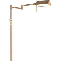 Praktische bronzen leeslamp LED Mexlite Karl Brons
