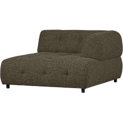 WOOOD Louis 1,5-Zits Chaise Longue - Polyester - Leaf - 73x122x140