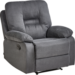 Beliani BERGEN II - Fauteuil-Grijs-Polyester