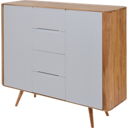Ena dresser 135 houten ladekast naturel - 135 x 110 cm