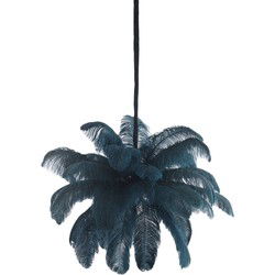 Light & Living - hanglamp - Feather - blauw - metaal - design lamp - E14 - 2945672