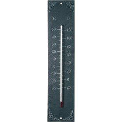 Binnen/buiten thermometer - leisteen - 45 cm - Buitenthermometers - Buitenthermometers