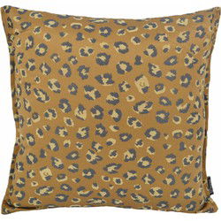 Jacquard Leopard Gold / Brown | 45 x 45 cm | Kussenhoes | Polyester