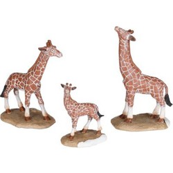 Giraffe family 3 stuks - l9,5xb4,5xh13cm - Luville