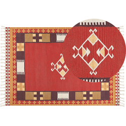 PARAKAR - Vloerkleed - Meerkleurig - 160 x 230 cm  - Katoen