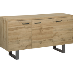 Beliani TIMBER - Sideboard-Lichte houtkleur-MDF