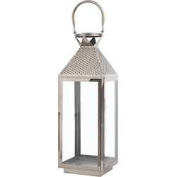 BALI - Lantaarn - Zilver 55 cm - RVS