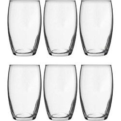 Arcoroc Tumbler Water/Drinkglazen - 6x stuks - glas - tumbler - 360 ml - Drinkglazen