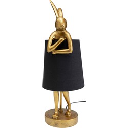 Tafellamp Animal Rabbit Gold/Black 50cm