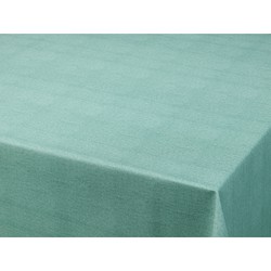 Tafelzeil/tafelkleed gemeleerd turquoise look 140 x 250 cm - Tafelzeilen