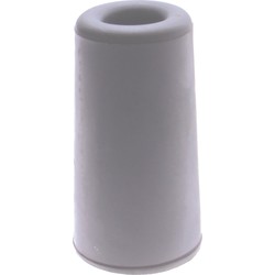 Deltafix Deurbuffer - deurstopper - grijs - rubber - 75 x 40 mm - Deurstoppers