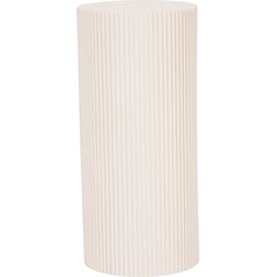 Side Table / Pillar- Cylinder - MDF - Sand - 30x65cm