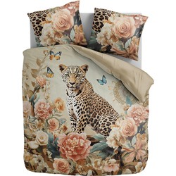 100% Microvezel dekbedovertrekset Leopard Bliss - 240x200/220 + 2*60x70 cm
