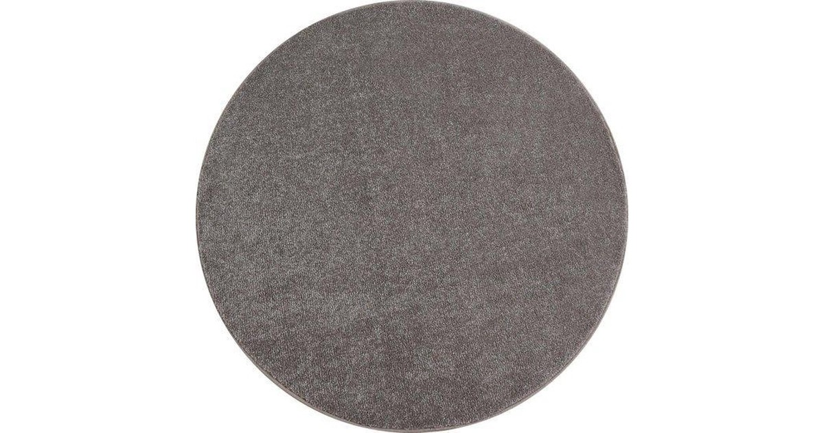 Basics Effen Rond Vloerkleed Beige Laagpolig- 160 CM ROND