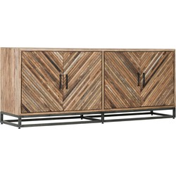 MUST Living Dresser Budapest, 4 doors,100x195x45 cm, rustic teakwood