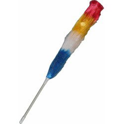 Plumeau/duster - synthetisch - gekleurd - 65 cm - plumeaus