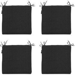 Madison -  Zitkussen Black canvas eco+ - Ca. 40x40 cm - Set van 4