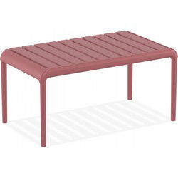 SIDONY XL salontafel 90x50x40 cm Rood