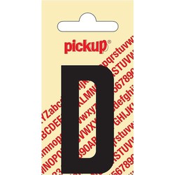 Plakletter Nobel Sticker zwarte letter D amsterdam - Pickup