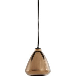 Light & Living - Hanglamp DESI - Ø22.5x25cm - Brons