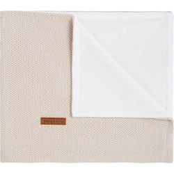 Baby's Only Gebreide ledikantdeken soft - Baby deken Classic - Zand