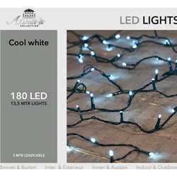 1x LED kerstverlichting 180 lampjes helder wit buiten/binnen - Kerstverlichting kerstboom