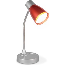 Home sweet home LED bureaulamp Lumy ↕ 28 cm - rood