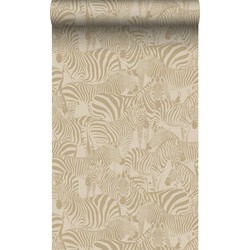 Origin Wallcoverings behang zebra's beige - 50 x 900 cm - 347910