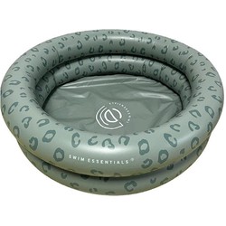 Swim Essentials  Swim Essentials Green Leopard Baby Pool 60 cm dia - 2 rings