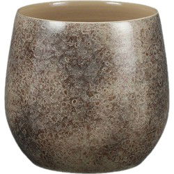 Mica Decorations Plant/bloempot - Terracotta - 24 x 22 cm - Plantenpotten