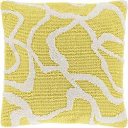 Unique Living - Sierkussen Nanou Lemon Yellow -45x45cm