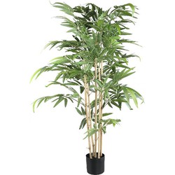 PTMD Kunstplant Bamboo - 55x50x150 cm - Plastic - Zwart