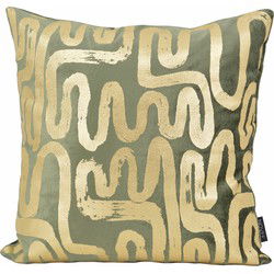 Sierkussen Naja Verde | 45 x 45 cm | Velvet/Viscose