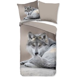 Pure Dekbedovertrek Wolf-1-persoons (140 x 200/220 cm)