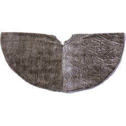 Anna's Collection Kerstboomrok - bruin - imitatiebond - 90 cm - Kerstboommand / huls