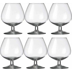 Royal Leerdam Cognac glazen Gilde - 6x stuks - glas - 250 ml - Whiskeyglazen