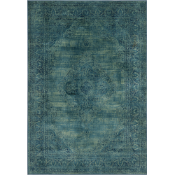 Tapijt Olivia - vintage look turquoise 161x232cm, Safavieh