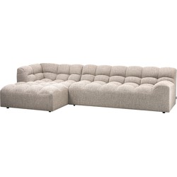 WOOOD Allure Chaise Longue Links - Polyester - Naturel - 79x324x165
