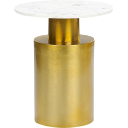 Beliani ARIAGA - Bijzettafel-Goud-IJzer
